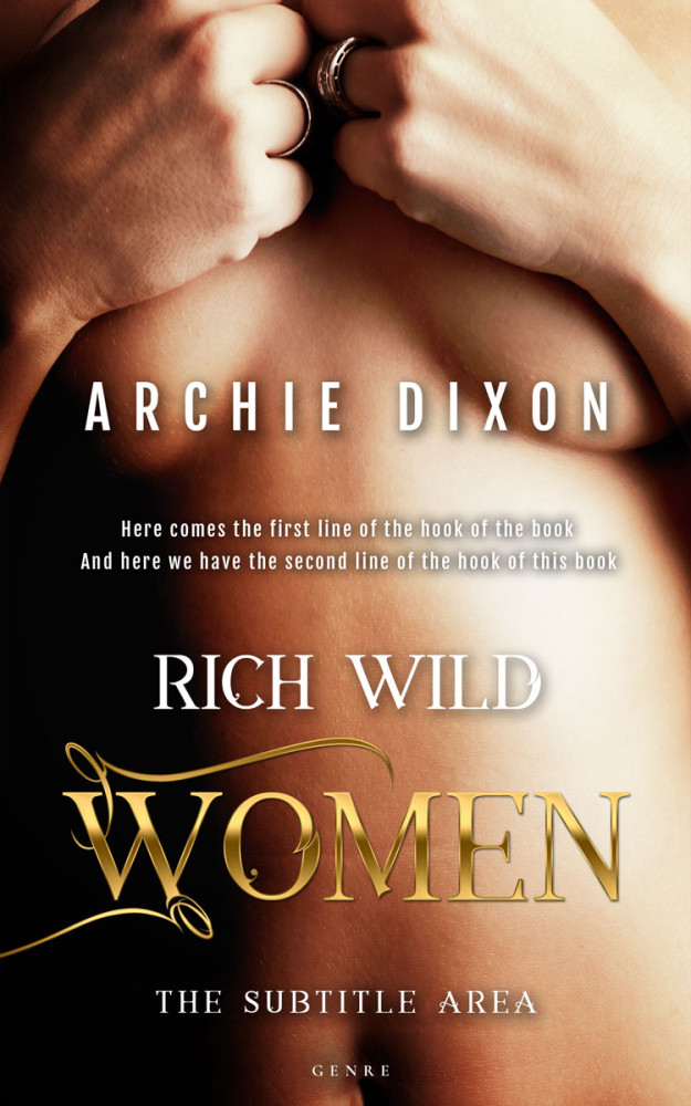 Front view of Tan #10010 - Premade Erotica Book Cover