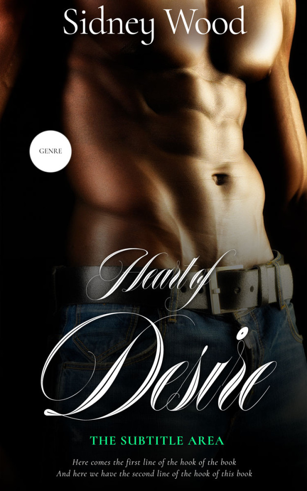 Front view of Indian Khaki #10080 - Premade Erotica Book Cover