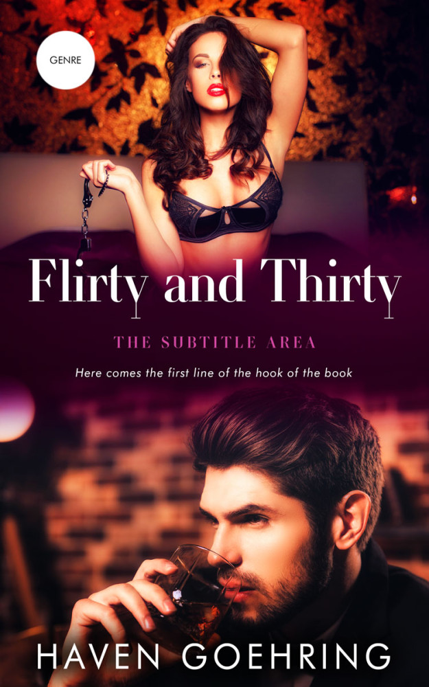 Front view of Japonica #10093 - Premade Erotica Book Cover