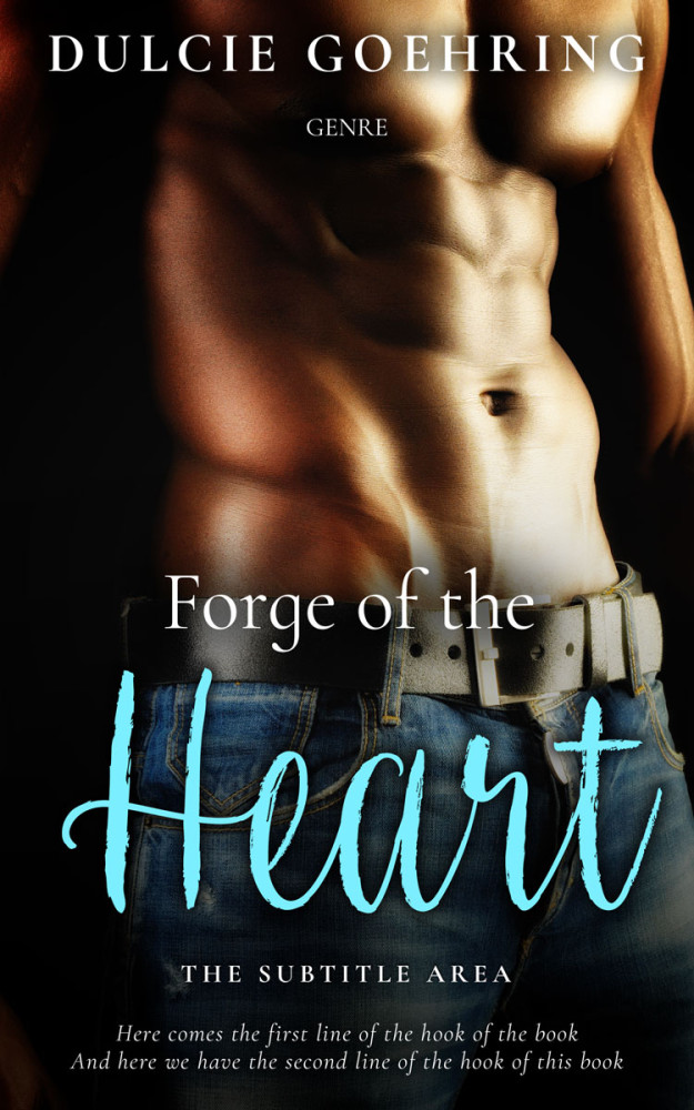 Front view of Indian Khaki #10104 - Premade Erotica Book Cover