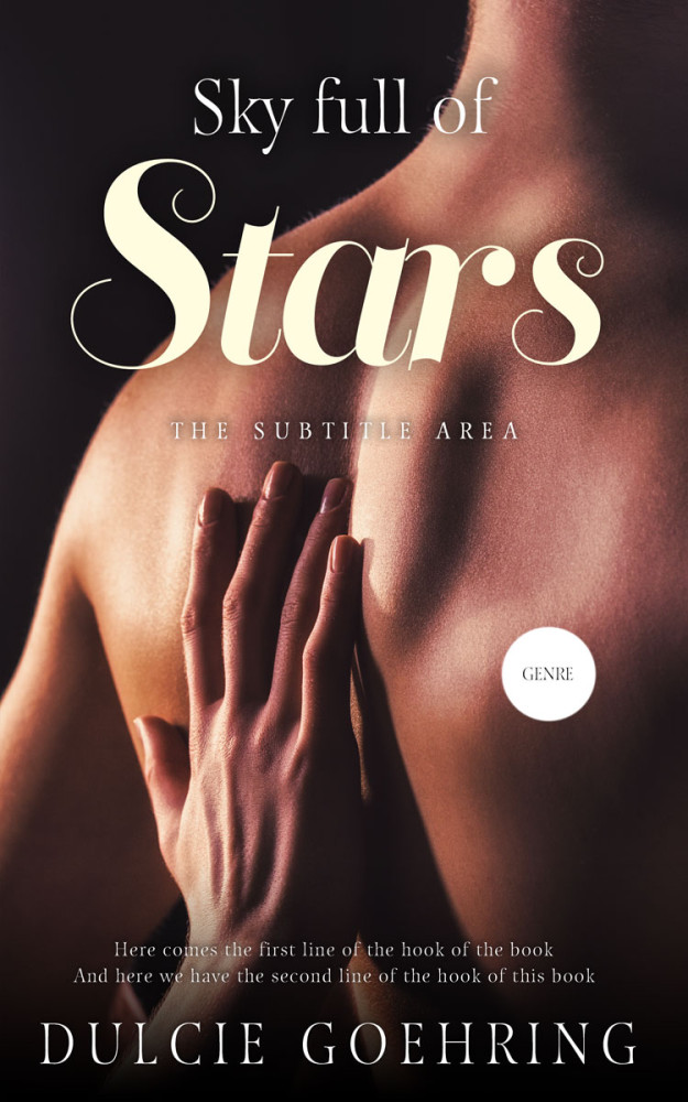 Front view of Tan #10110 - Premade Erotica Book Cover