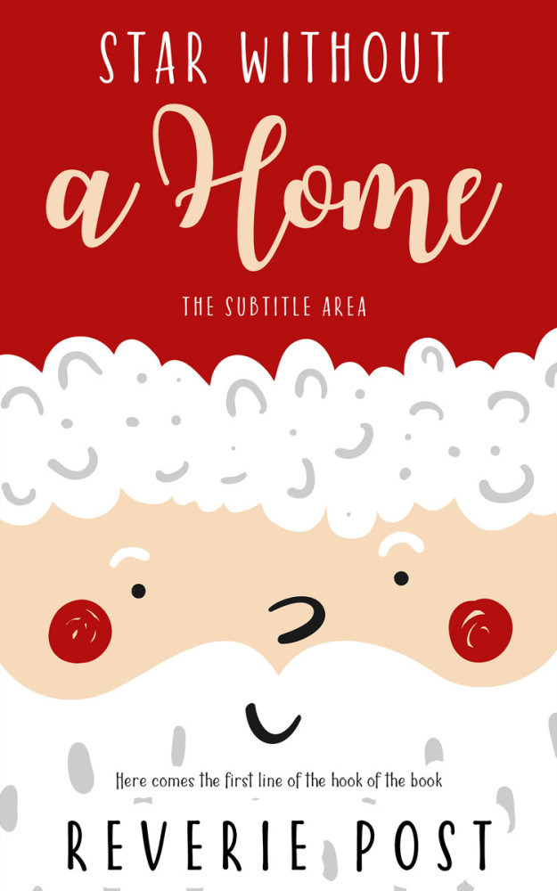 Front view of Milano Red #10133 - Premade Teen & Young Adult Book Cover