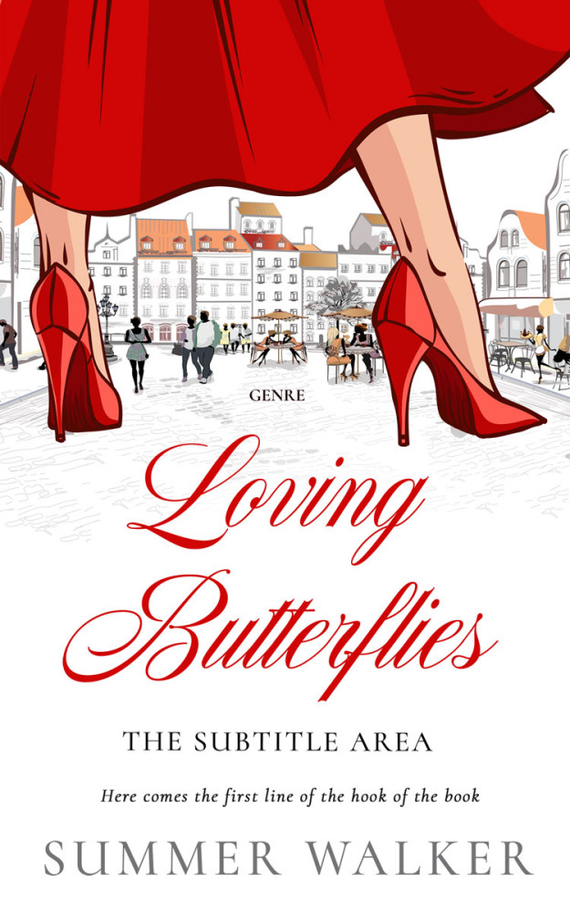 Front view of Bizarre #10193 - Premade Travel Book Cover