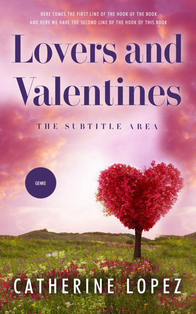 Front view of Rose Fog #10202 - Premade Romance Book Cover