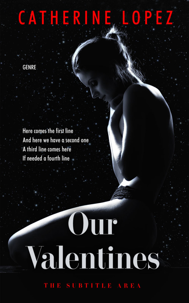 Front view of Cod Gray #10209 - Premade Erotica Book Cover