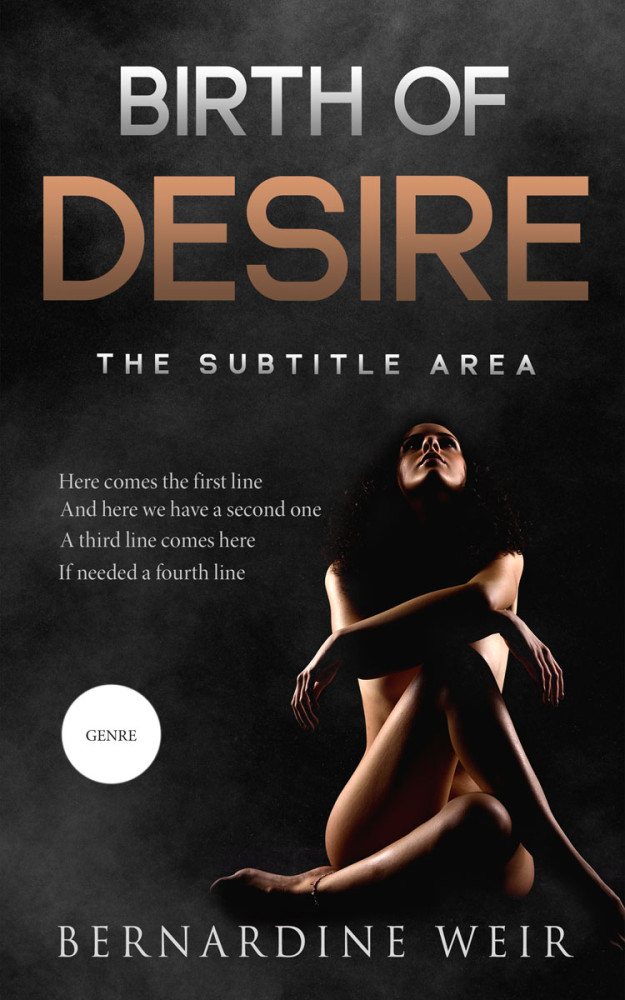 Front view of Cod Gray #10242 - Premade Erotica Book Cover