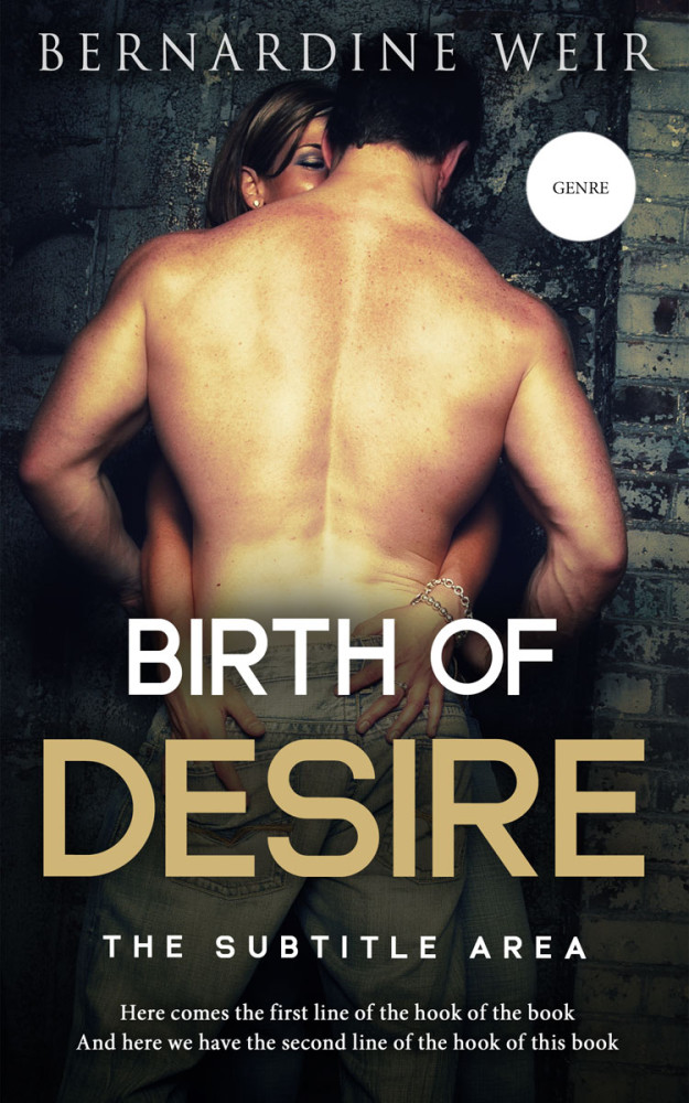 Front view of Tan #10244 - Premade Erotica Book Cover