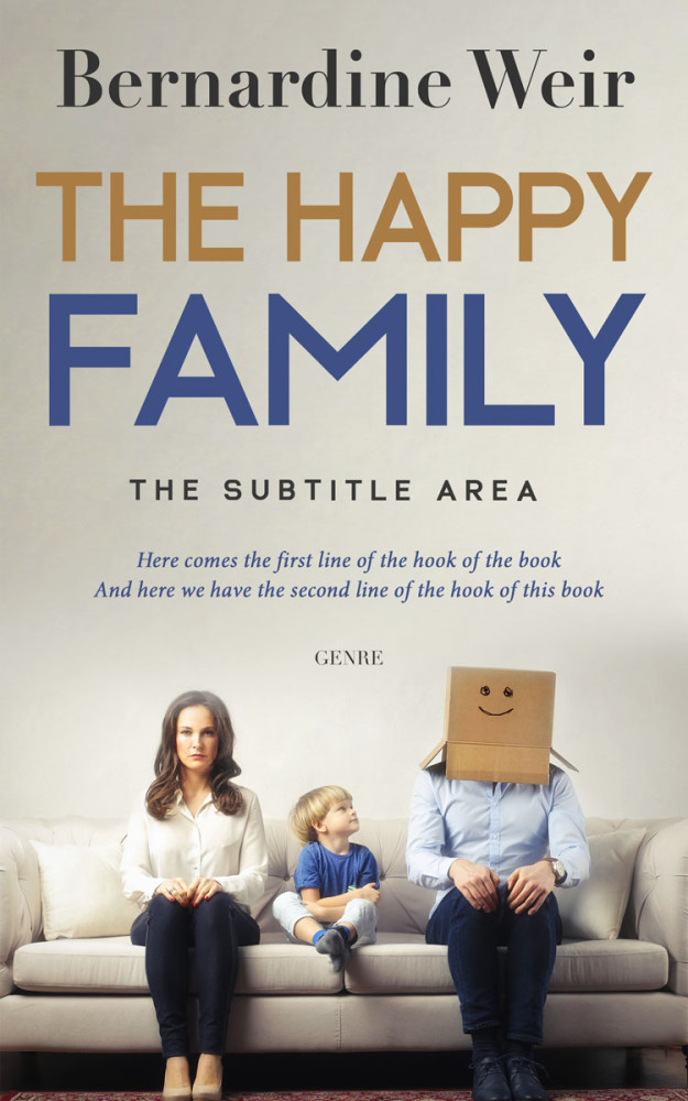 Front view of Swirl #10255 - Premade Family & Parenting Book Cover | BookCoverZone