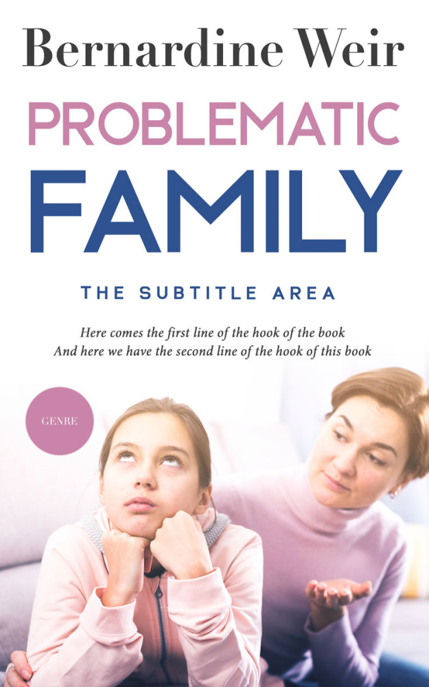 Front view of Bizarre #10259 - Premade Teen & Young Adult Book Cover