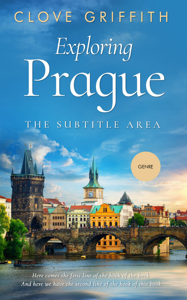 Front view of Steel Blue #10302 - Premade Travel Book Cover