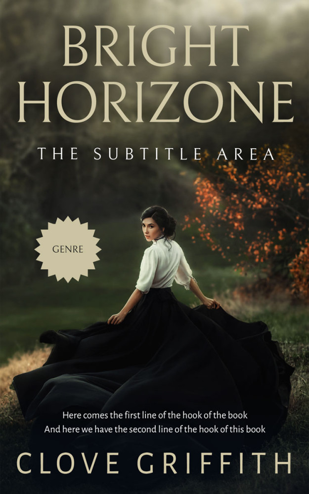 Front view of Log Cabin #10374 - Premade Romance Book Cover