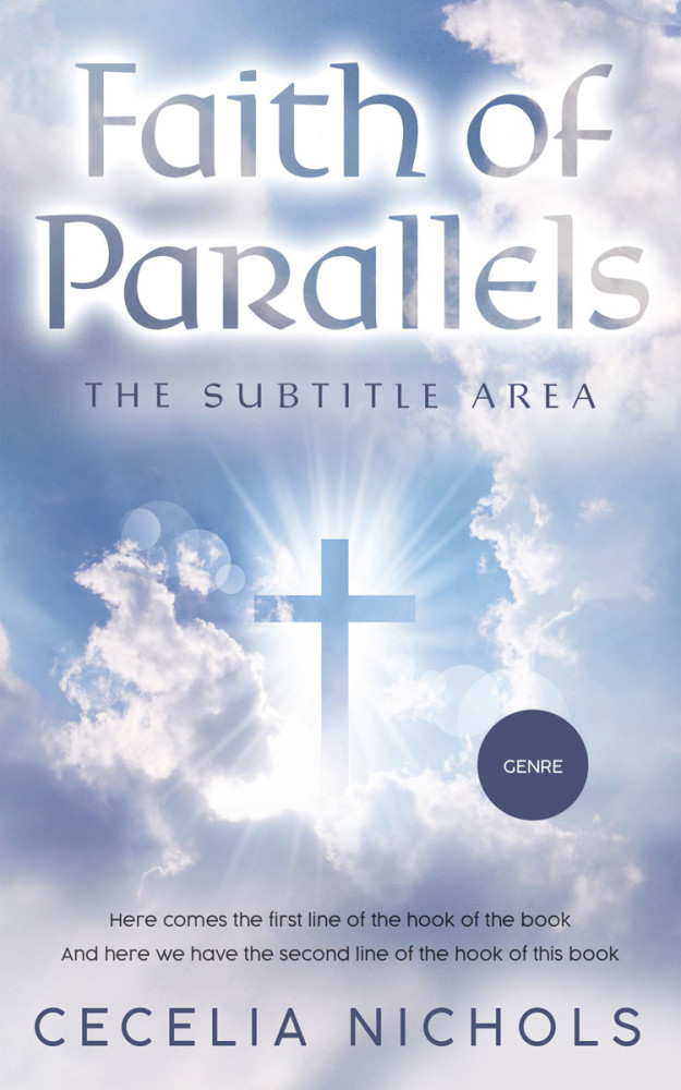 Front view of Blue Haze #10407 - Premade Religion & Spirituality Book Cover