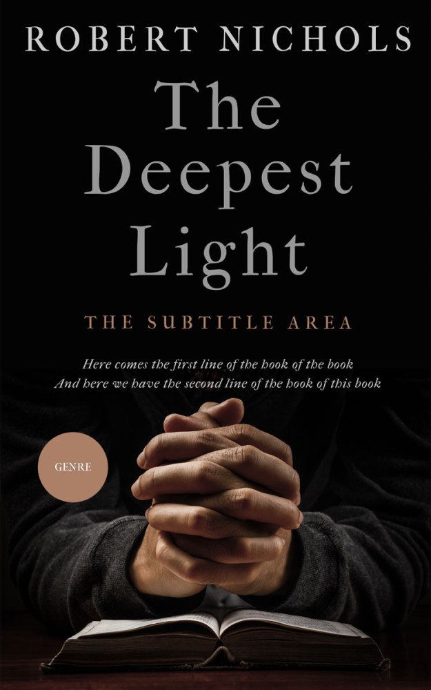 Front view of Cod Gray #10416 - Premade Health & Mind & Body Book Cover