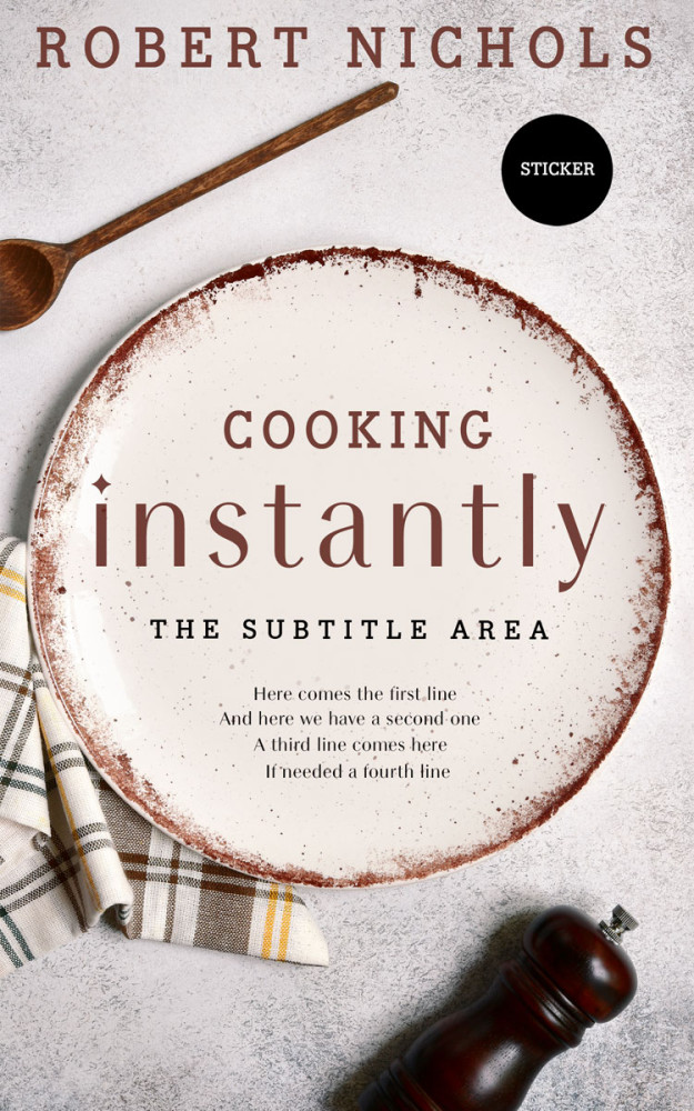 Front view of Swiss Coffee #10437 - Premade Travel Book Cover