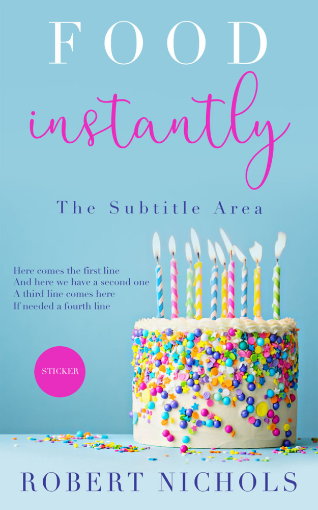 Front view of Half Baked #10444 - Premade Family & Parenting Book Cover