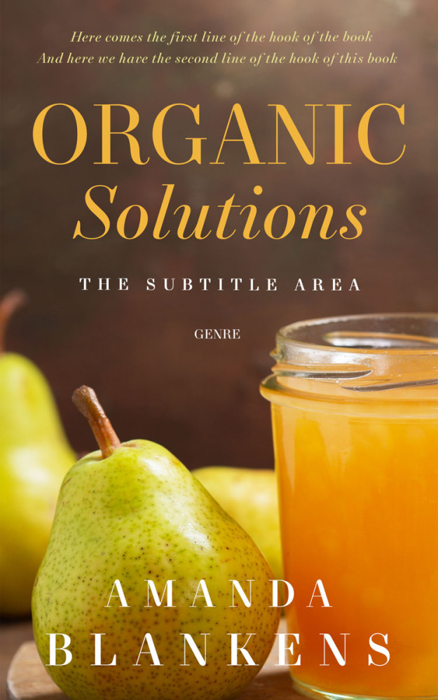 Front view of Quincy #10523 - Premade Health & Dieting & Fitness Book Cover