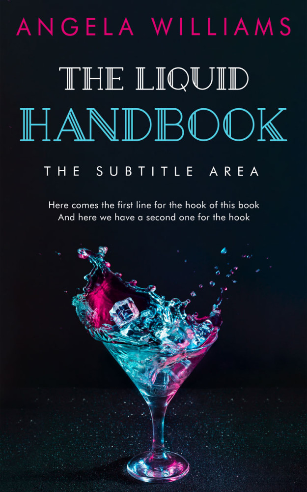 Front view of Ebony #10641 - Premade Surreal Book Cover