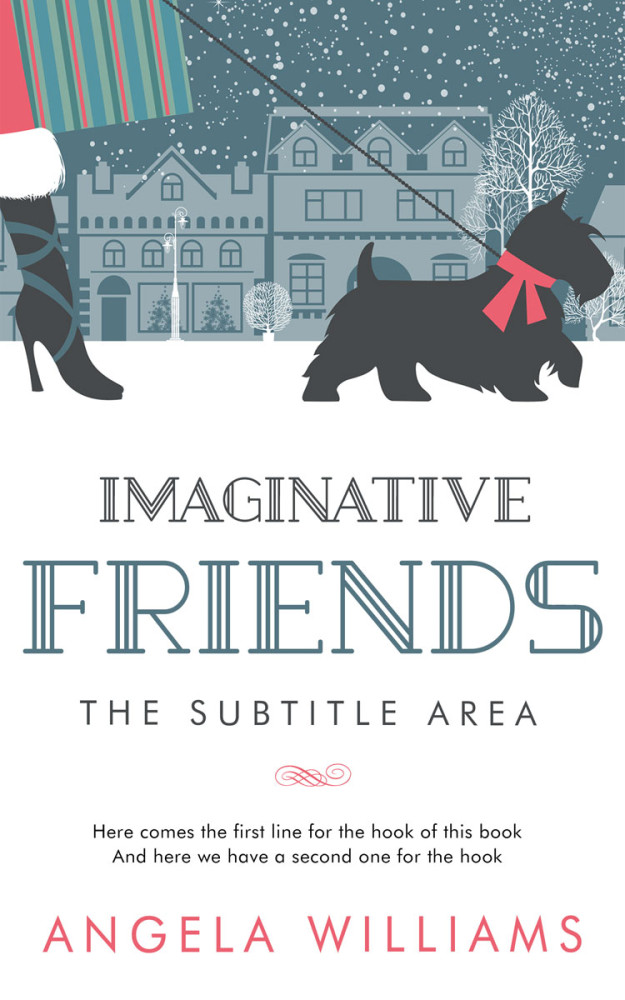 Front view of Slate Gray #10649 - Premade Business Book Cover