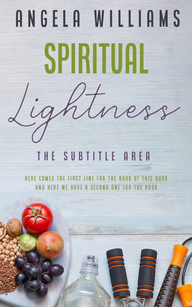 Front view of Ghost #10661 - Premade Health & Mind & Body Book Cover