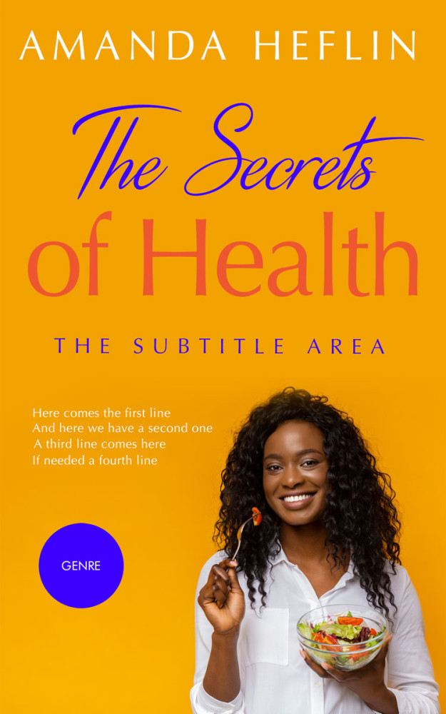 Front view of Buttercup #10678 - Premade Health & Dieting & Fitness Book Cover | BookCoverZone