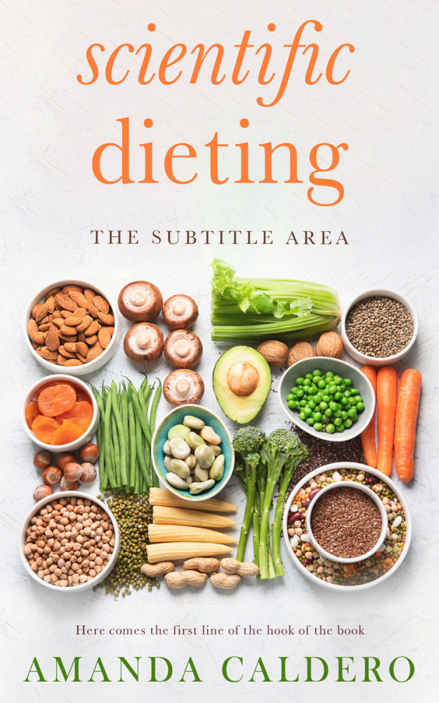 Front view of Pampas #10705 - Premade Health & Dieting & Fitness Book Cover | BookCoverZone