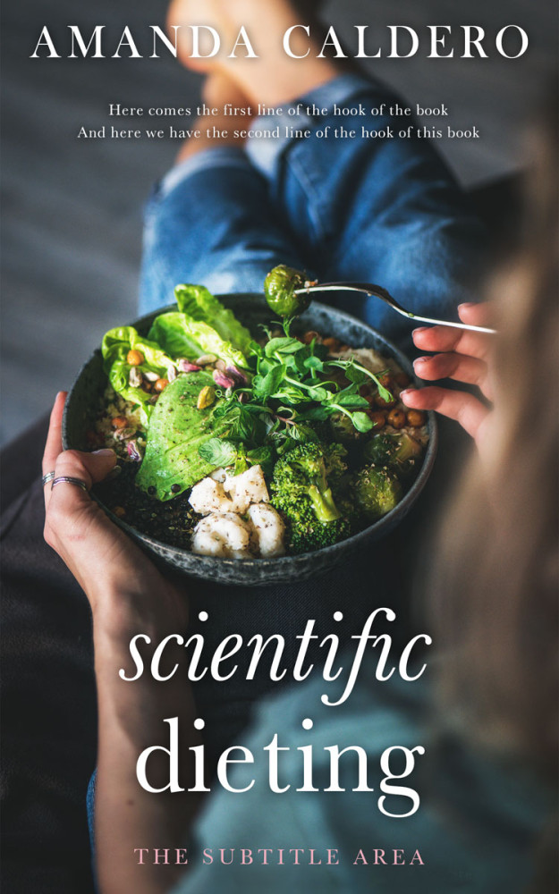 Front view of Cape Cod #10709 - Premade Health & Dieting & Fitness Book Cover