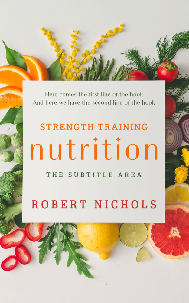 Front view of Westar #10714 - Premade Health & Dieting & Fitness Book Cover