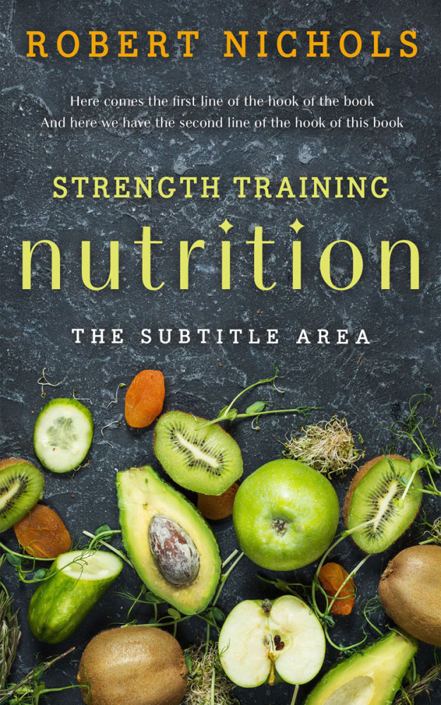 Front view of Cape Cod #10716 - Premade Health & Dieting & Fitness Book Cover