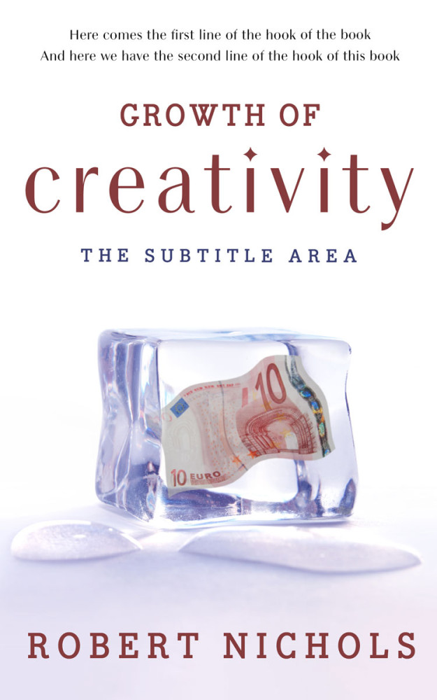 Front view of Snuff #10724 - Premade Business Book Cover