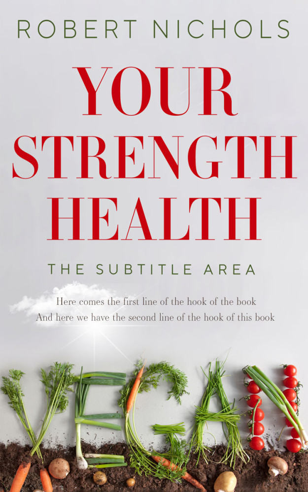 Front view of Bon Jour #10768 - Premade Health & Dieting & Fitness Book Cover