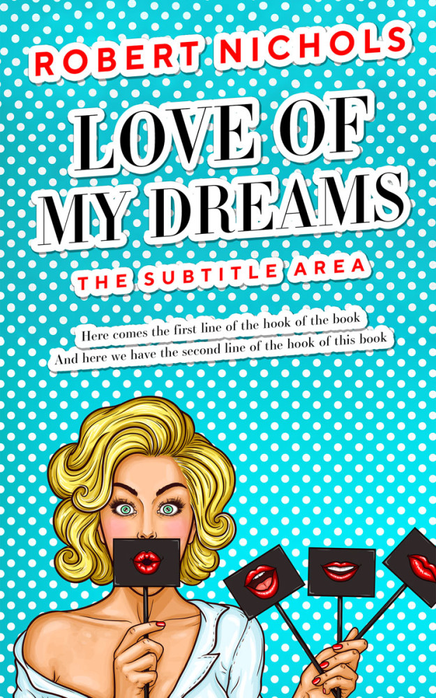 Front view of Bright Turquoise #10781 - Premade Chick Lit Book Cover | BookCoverZone