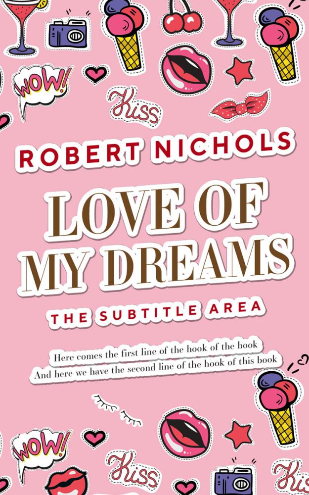 Front view of Beauty Bush #10785 - Premade Teen & Young Adult Book Cover