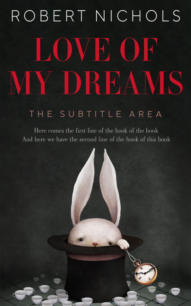 Front view of Heavy Metal #10787 - Premade Fantasy Book Cover