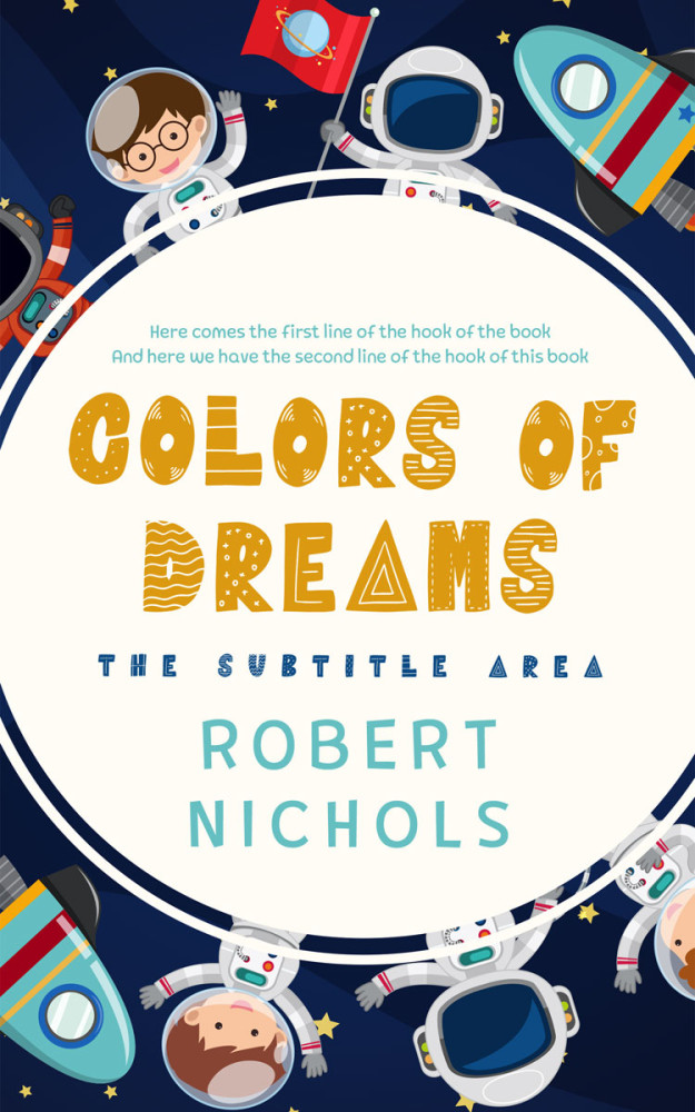 Front view of Pampas #10810 - Premade Education Book Cover