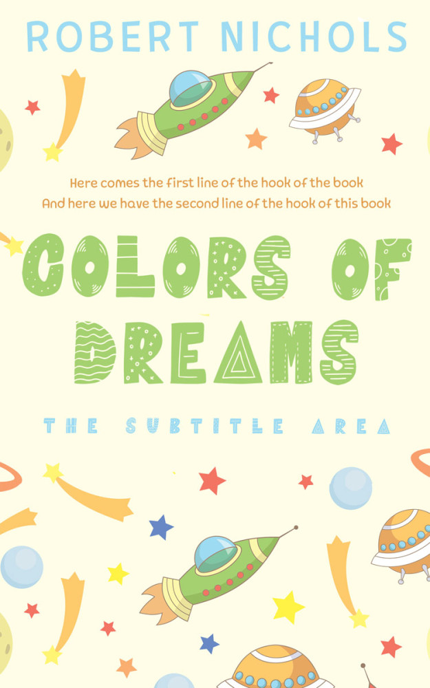 Front view of Rum Swizzle #10813 - Premade Science Fiction Book Cover