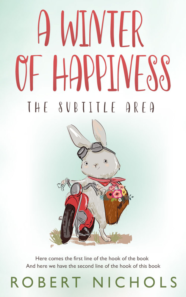 Front view of Gin #10828 - Premade Abstract Book Cover