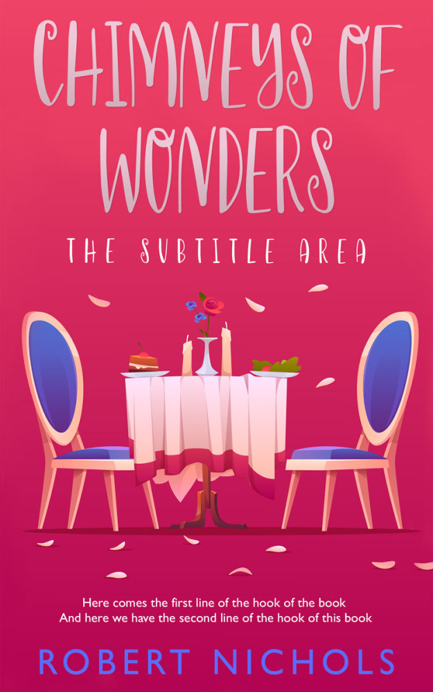 Front view of Cerise Red #10837 - Premade Erotica Book Cover