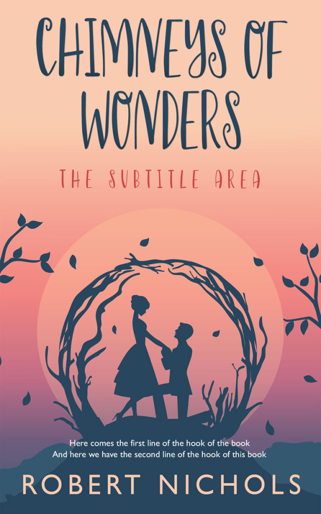 Front view of Sea Pink #10841 - Premade Romance Book Cover | BookCoverZone