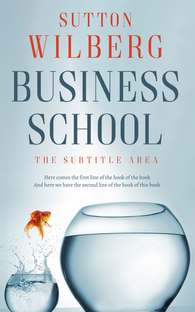 Front view of Geyser #10869 - Premade Business Book Cover