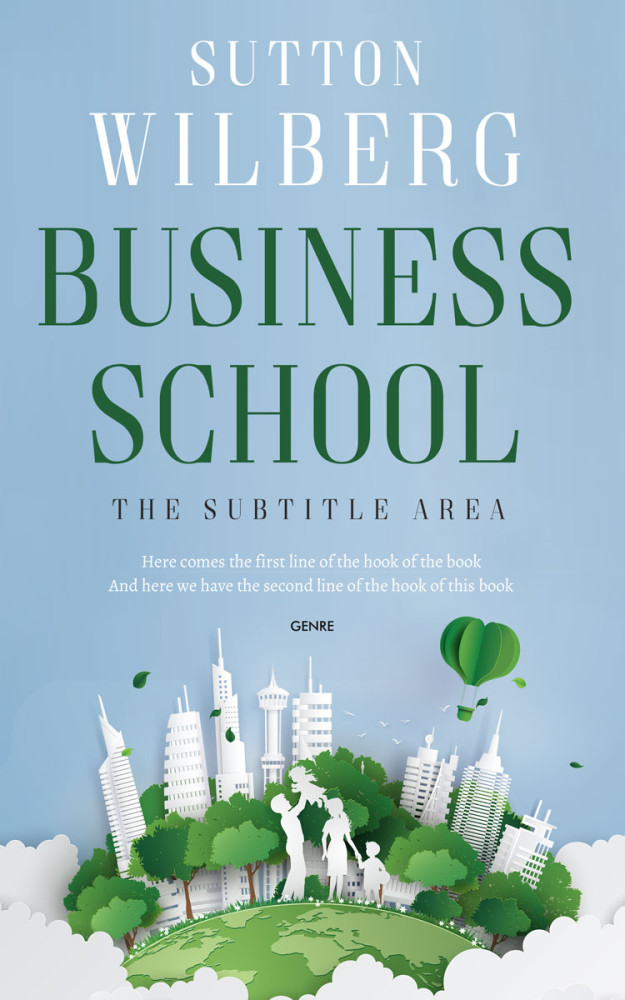 Front view of Pigeon Post #10871 - Premade Abstract Book Cover