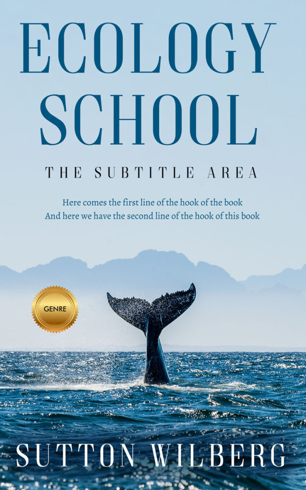 Front view of Botticelli #10882 - Premade Nature Book Cover