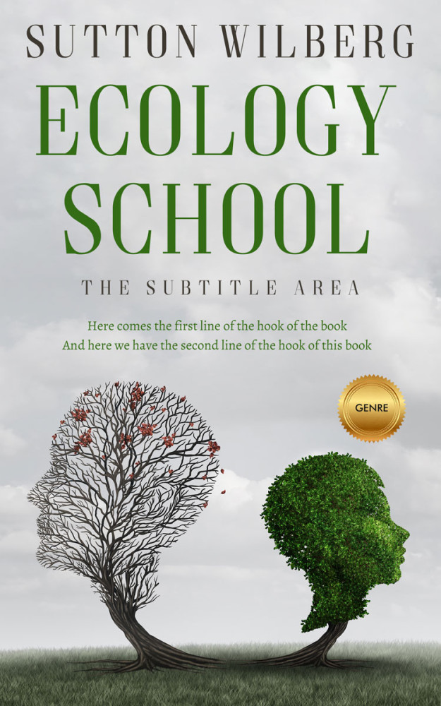 Front view of Iron #10885 - Premade Surreal Book Cover