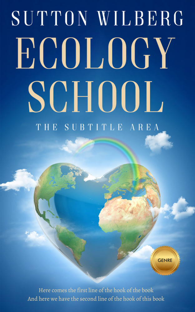 Front view of Astral #10886 - Premade Abstract Book Cover