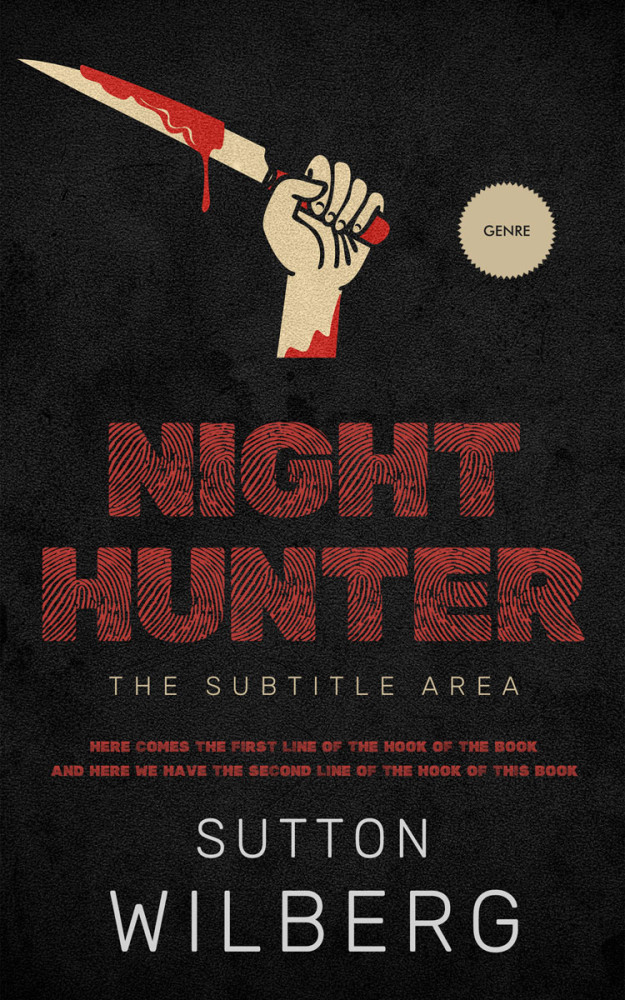 Front view of Cod Gray #10901 - Premade Mystery & Thriller & Suspense Book Cover