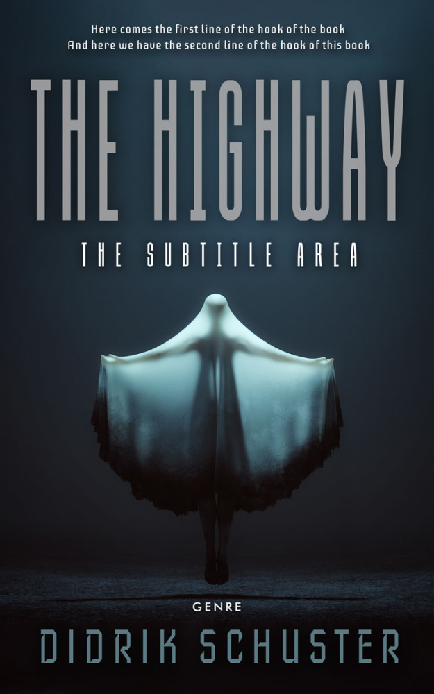 Front view of Mirage #10922 - Premade Horror Book Cover | BookCoverZone