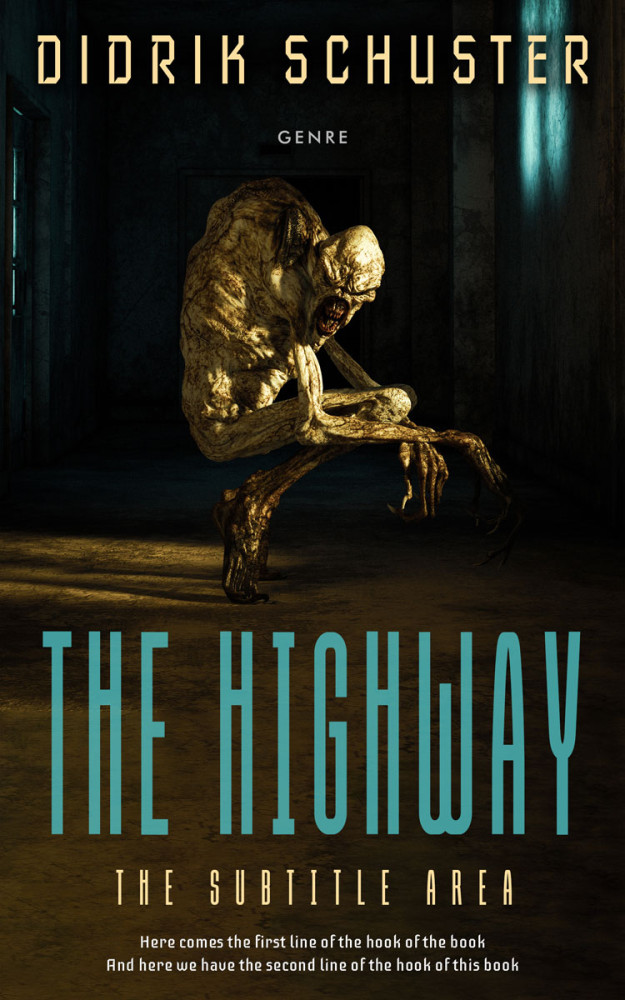 Front view of Eternity #10926 - Premade Fantasy Book Cover