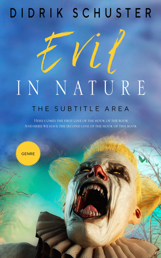 Front view of Steel Blue #10938 - Premade Mystery & Thriller & Suspense Book Cover