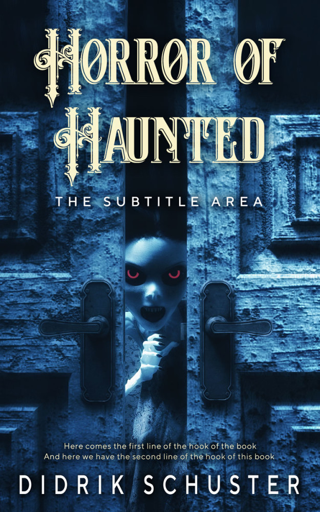 Front view of Firefly #10944 - Premade Horror Book Cover