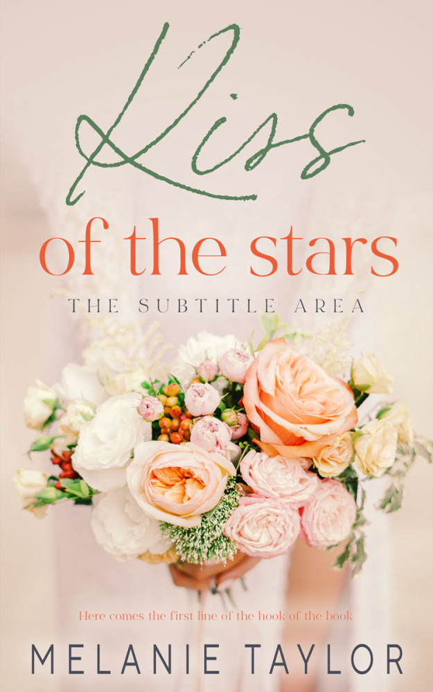 Front view of Bone #10974 - Premade Romance Book Cover