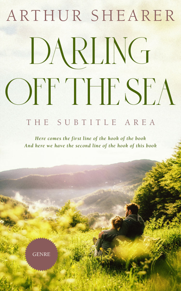 Front view of White Rock #11009 - Premade Romance Book Cover